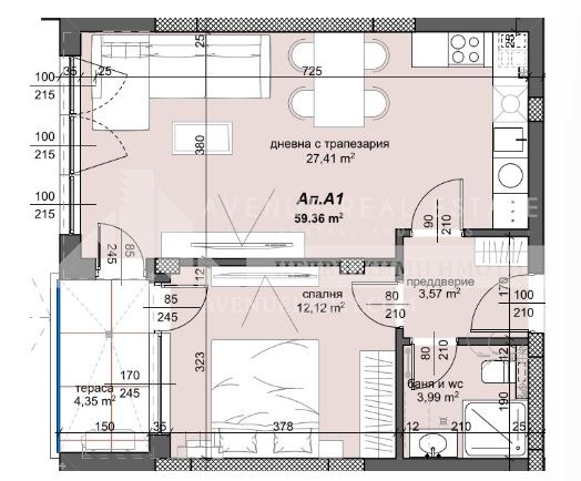 Zu verkaufen  1 Schlafzimmer Plowdiw , Trakija , 74 qm | 81919716 - Bild [2]