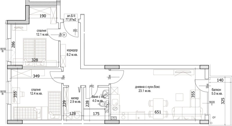Продава 3-СТАЕН, гр. Варна, Кайсиева градина, снимка 3 - Апартаменти - 52247007