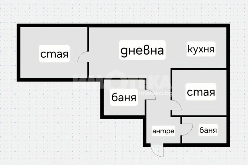 Продава 3-СТАЕН, гр. София, Яворов, снимка 3 - Апартаменти - 53176426