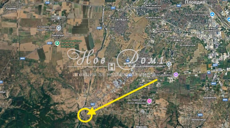 Продава ПАРЦЕЛ, с. Първенец, област Пловдив