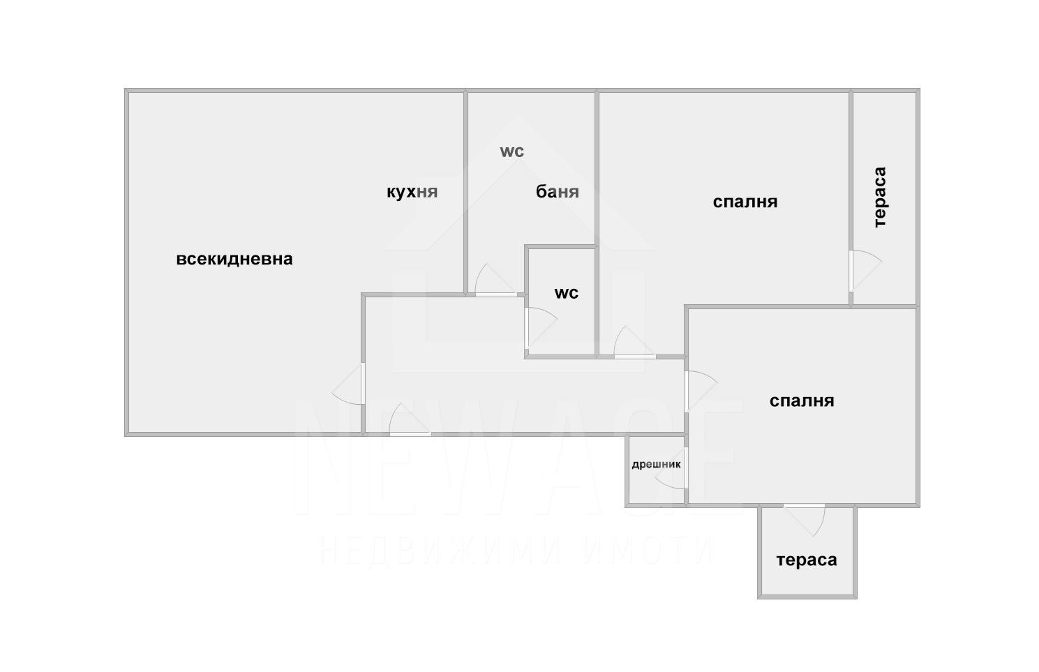 Продава 3-СТАЕН, гр. Варна, Чаталджа, снимка 13 - Апартаменти - 55088814