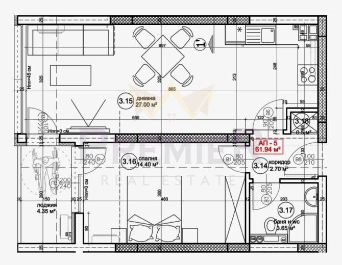 Продава 2-СТАЕН, гр. Варна, Възраждане 4, снимка 5 - Апартаменти - 54774883
