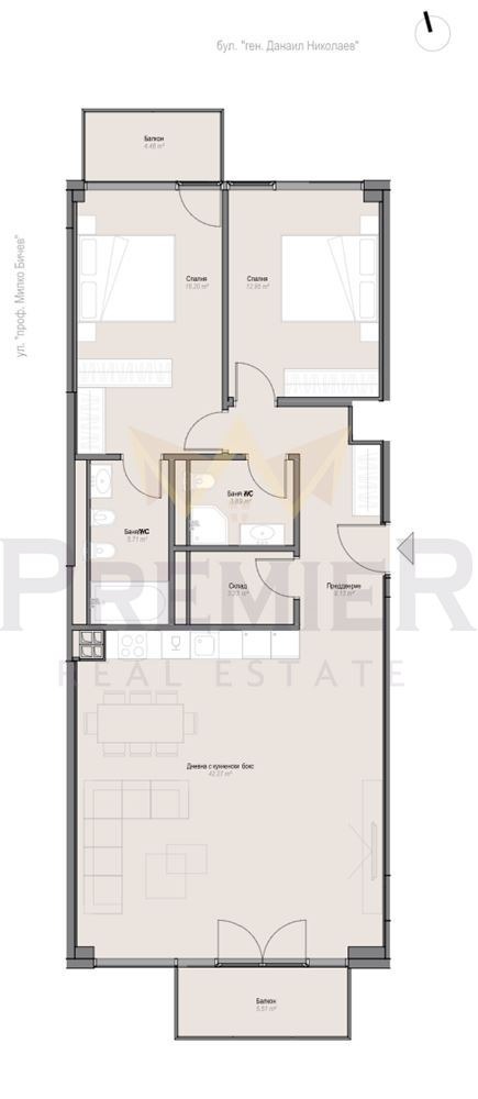 Продава 3-СТАЕН, гр. София, Оборище, снимка 2 - Aпартаменти - 49040672