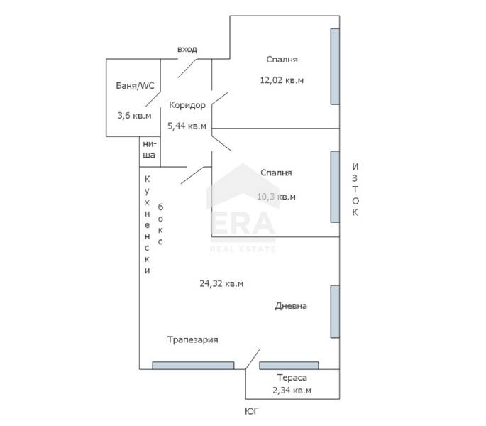 Продава 3-СТАЕН, гр. Варна, Бриз, снимка 16 - Апартаменти - 53800552