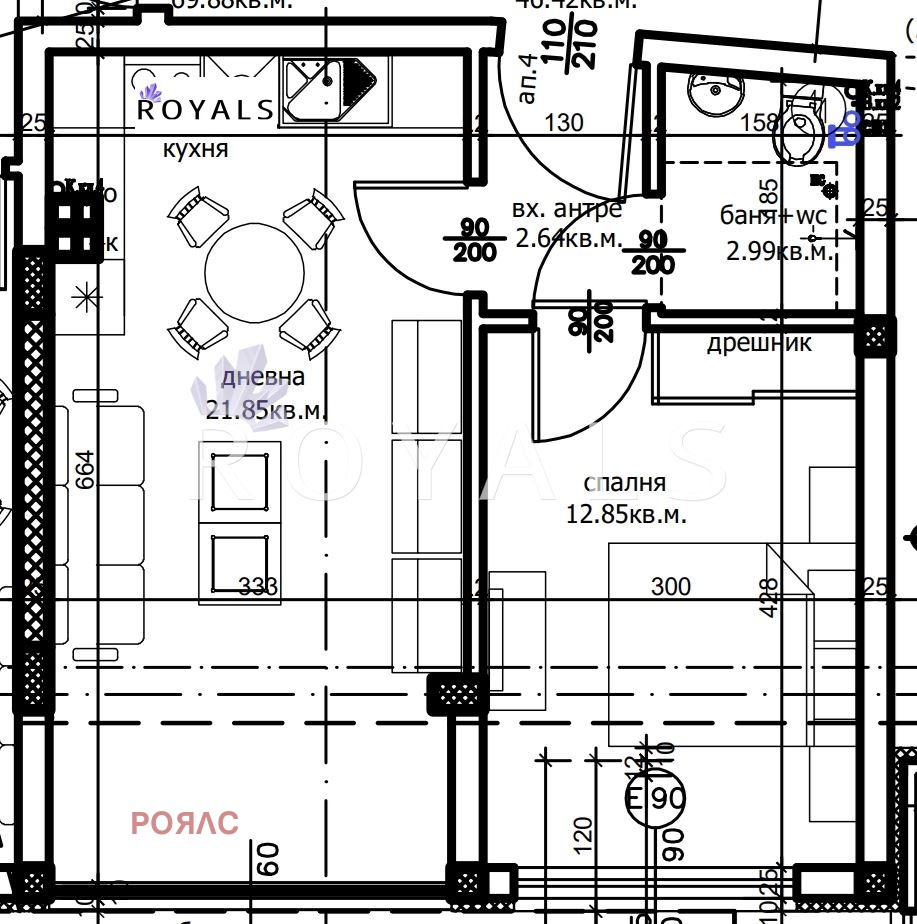 Продава 2-СТАЕН, гр. Варна, Левски 1, снимка 2 - Апартаменти - 50915002