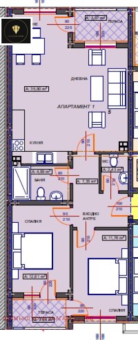 3-стаен гр. Асеновград, област Пловдив 3