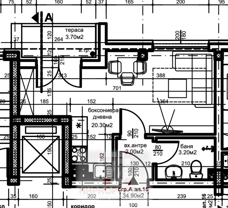 Продава  1-стаен град Пловдив , Христо Смирненски , 40 кв.м | 71017596 - изображение [2]