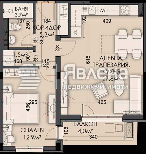 Продава 2-СТАЕН, гр. Варна, Виница, снимка 9 - Апартаменти - 52298641