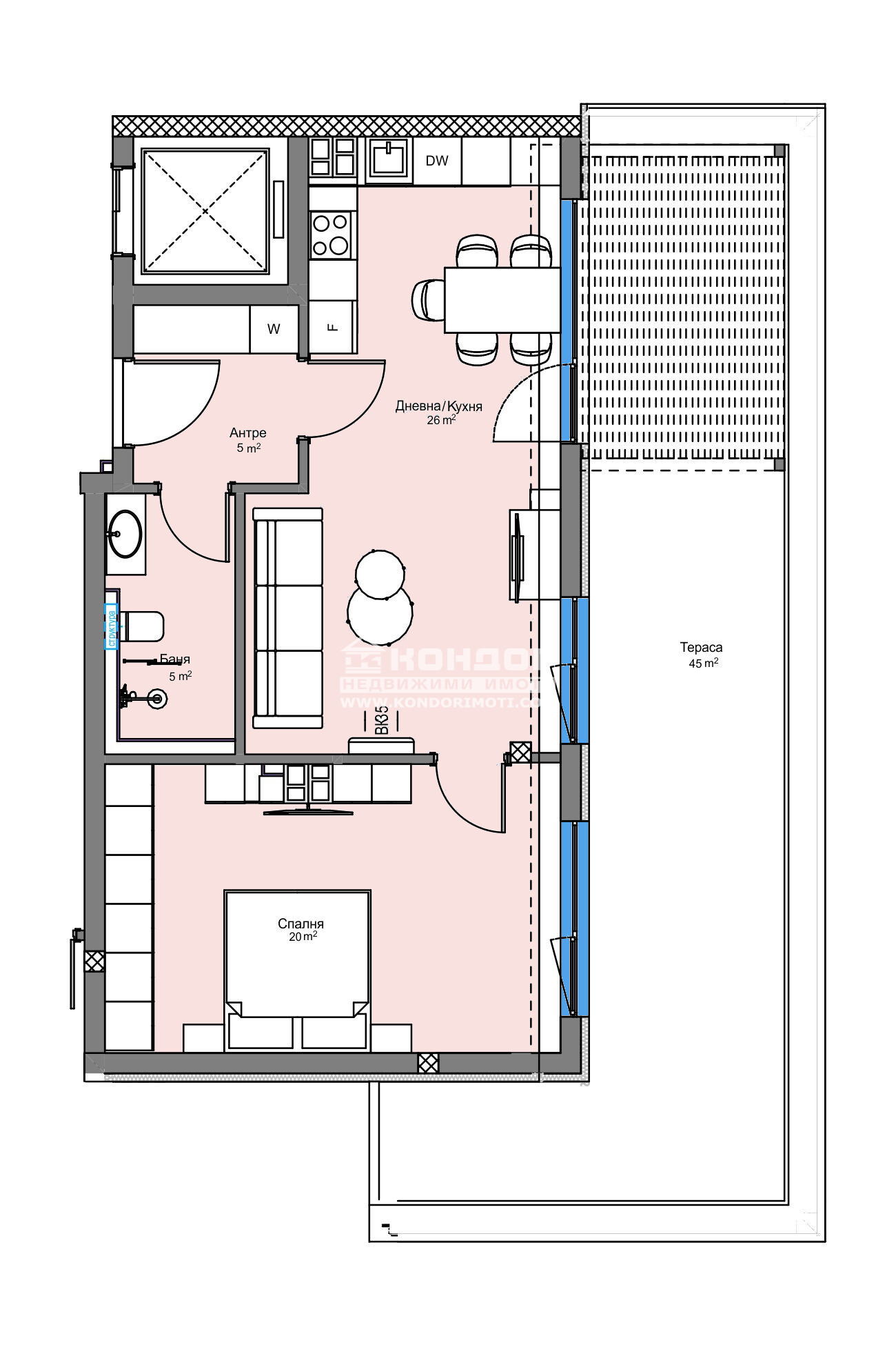 Продава 2-СТАЕН, гр. Пловдив, Кършияка, снимка 2 - Апартаменти - 49956365