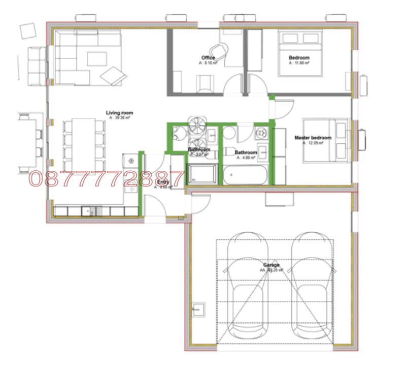 Продава ПАРЦЕЛ, с. Големо Бучино, област Перник, снимка 3 - Парцели - 54016561