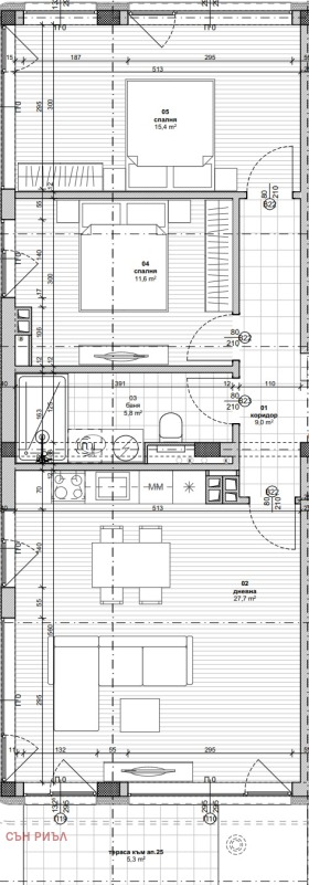 2 bedroom k.k. Sv.Sv. Konstantin i Elena, Varna 5