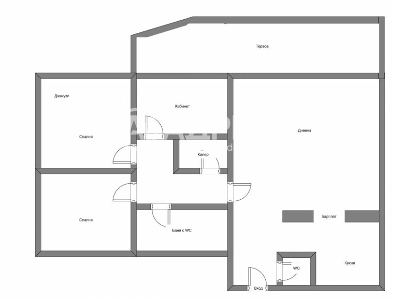 Till salu  3+ sovrum Sofia , Ovtja kupel , 213 kvm | 65095441 - bild [6]