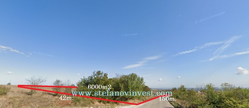 Продава ПАРЦЕЛ в област Варна, с. Аврен - 6000 кв.м / 62 000 € » 121 261.46 лв., АГЕНЦИЯ СТЕФАНОВ ИНВЕСТ