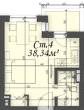 Продава  1-стаен област Бургас , к.к. Слънчев бряг , 38 кв.м | 86599121 - изображение [2]