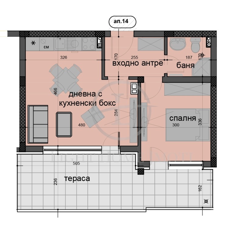 Продава 2-СТАЕН, гр. Пловдив, Остромила, снимка 5 - Aпартаменти - 48323142