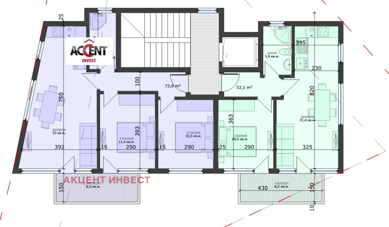 Продава 2-СТАЕН, гр. Варна, к.к. Чайка, снимка 5 - Апартаменти - 52212540