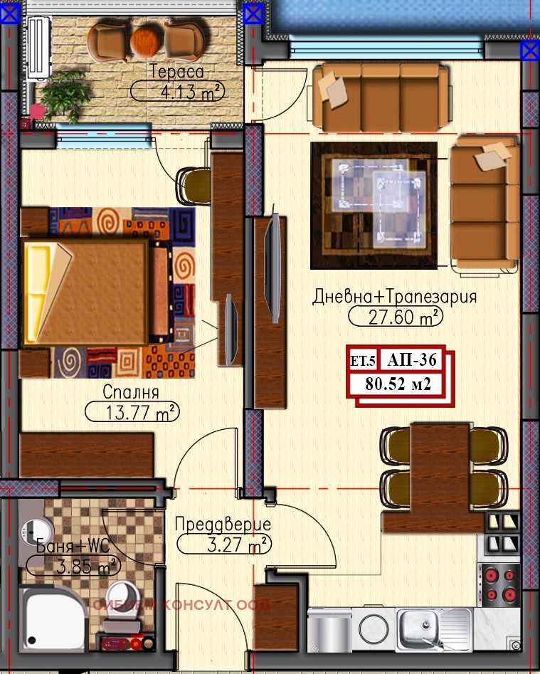 Продава 2-СТАЕН, гр. София, Дружба 1, снимка 3 - Апартаменти - 53782689