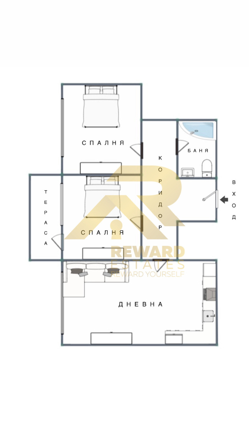 Продава 3-СТАЕН, гр. София, Белите брези, снимка 11 - Апартаменти - 52519632