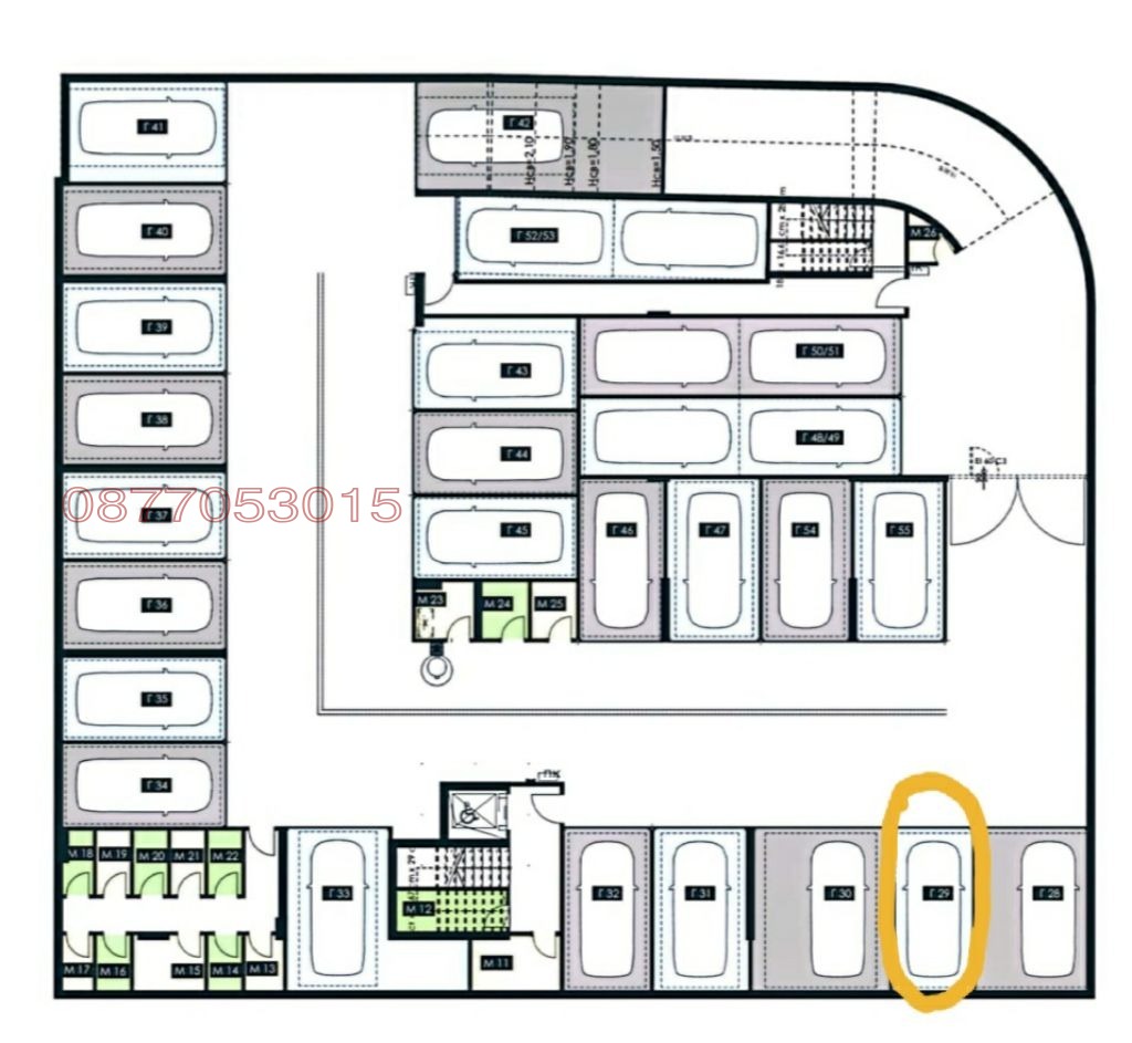 Продава ГАРАЖ, ПАРКОМЯСТО, гр. София, Център, снимка 5 - Гаражи и паркоместа - 53765099