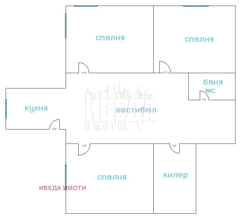 Til salg  1 soveværelse Varna , Tsveten kvartal , 100 kvm | 66968929 - billede [14]