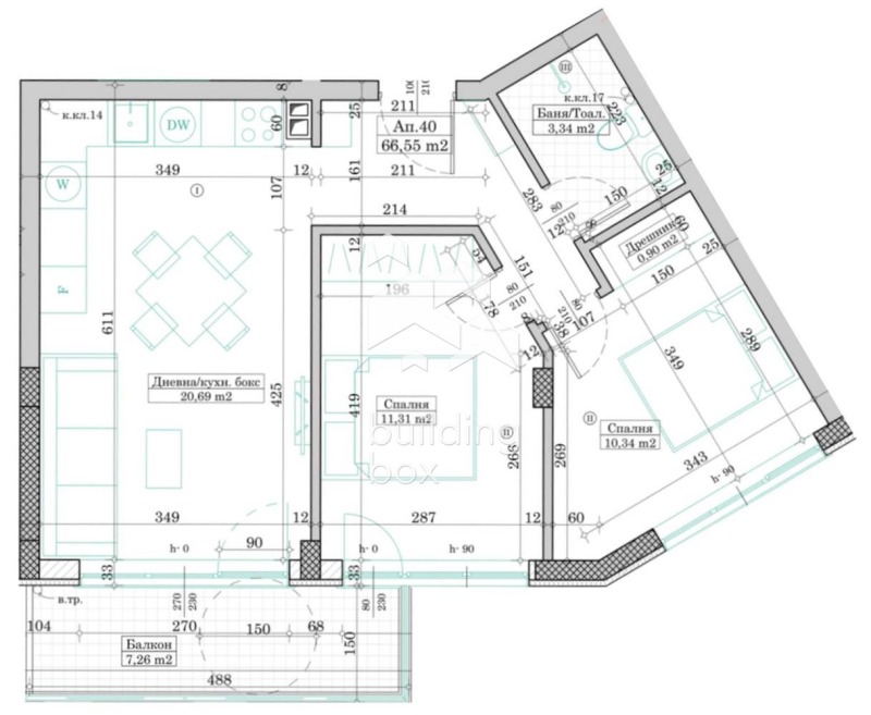 En venta  2 dormitorios Varna , Vinitsa , 73 metros cuadrados | 96791143 - imagen [2]