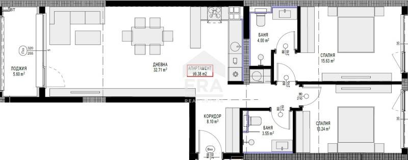 Myytävänä  2 makuuhuonetta Sofia , Ljulin 7 , 115 neliömetriä | 92812715 - kuva [4]