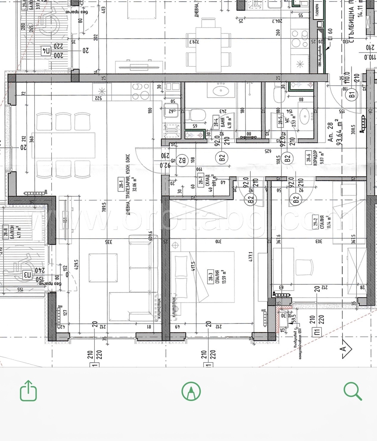 Продава 3-СТАЕН, гр. София, Овча купел 1, снимка 8 - Апартаменти - 53827609
