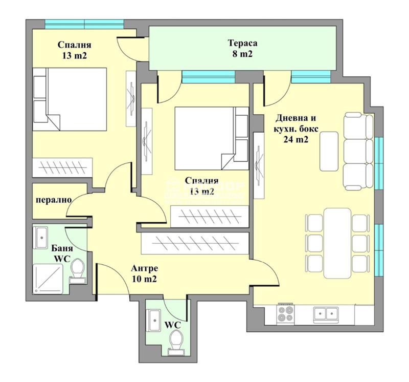 Продава  3-стаен град Пловдив , Остромила , 106 кв.м | 46100013 - изображение [3]