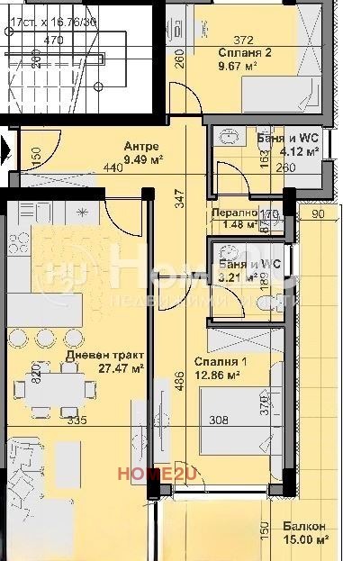 Na sprzedaż  2 sypialnie Warna , Wladislaw Warnenczik 1 , 110 mkw | 70666497 - obraz [4]