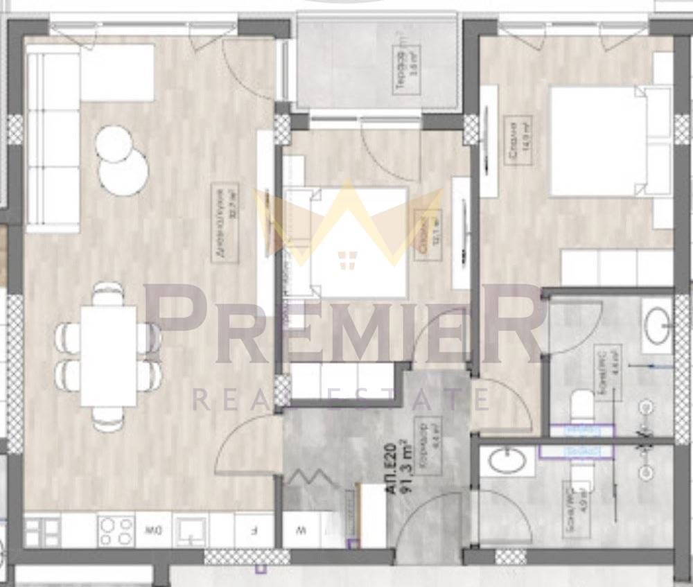 Продава 3-СТАЕН, гр. Пловдив, Кършияка, снимка 8 - Апартаменти - 56084746