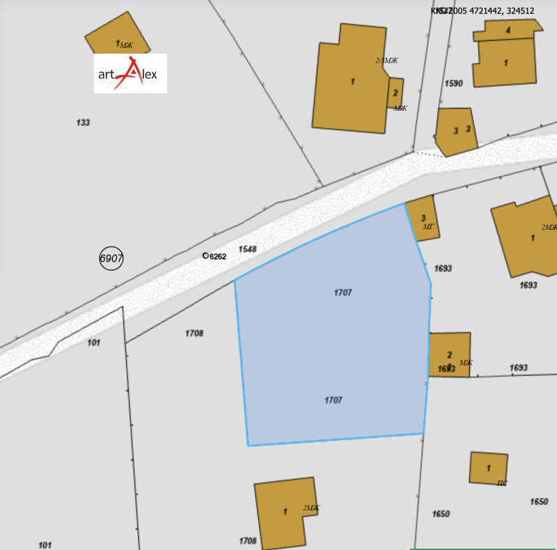 Продава ПАРЦЕЛ в град София, в.з.Бункера - 764 кв.м / 310 000 € » 606 307.30 лв., АРТАЛЕКС