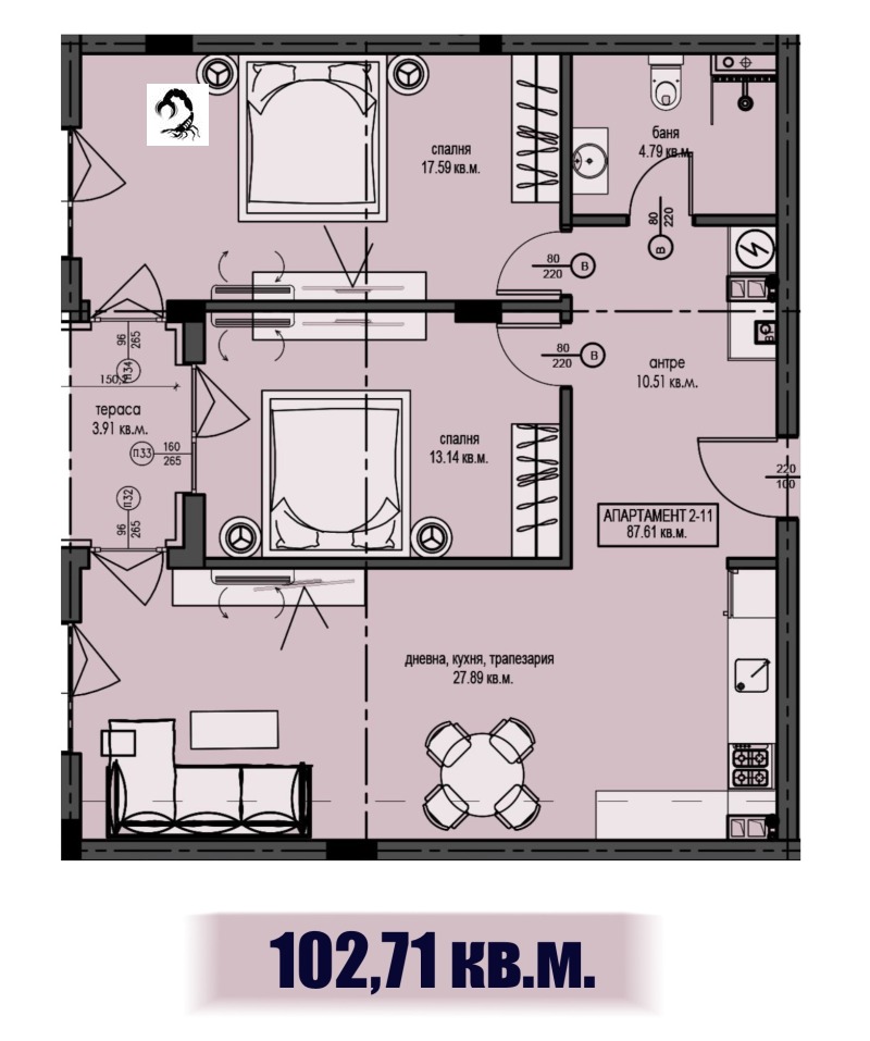 For Sale  2 bedroom region Pazardzhik , Velingrad , 102 sq.m | 20325678 - image [2]