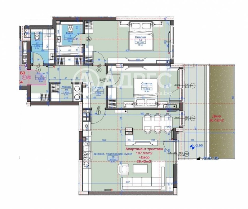 Продава 3-СТАЕН, гр. София, Бояна, снимка 4 - Апартаменти - 53150846