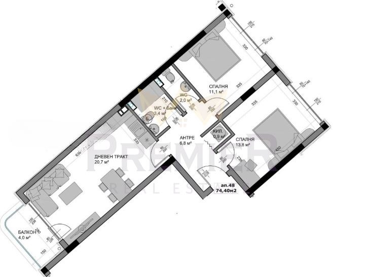 Продава 3-СТАЕН, гр. Варна, Владислав Варненчик 1, снимка 9 - Апартаменти - 55041341
