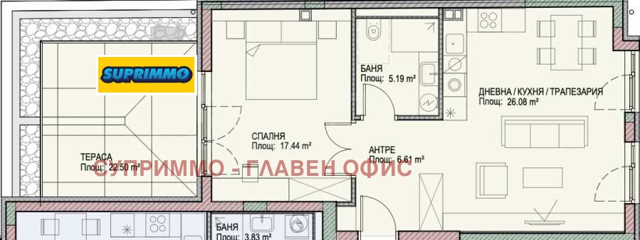 Продава 2-СТАЕН, гр. София, Център, снимка 7 - Апартаменти - 56397401
