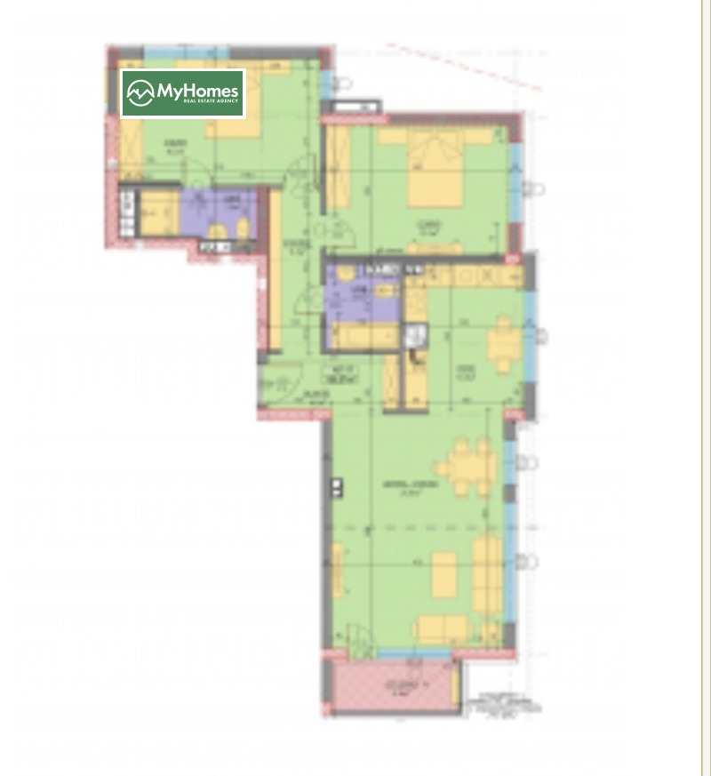 Продава 3-СТАЕН, гр. София, Хладилника, снимка 4 - Aпартаменти - 46533978