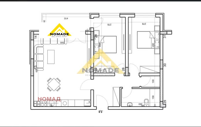 Продава 3-СТАЕН, гр. Пловдив, Младежки Хълм, снимка 2 - Апартаменти - 50129376
