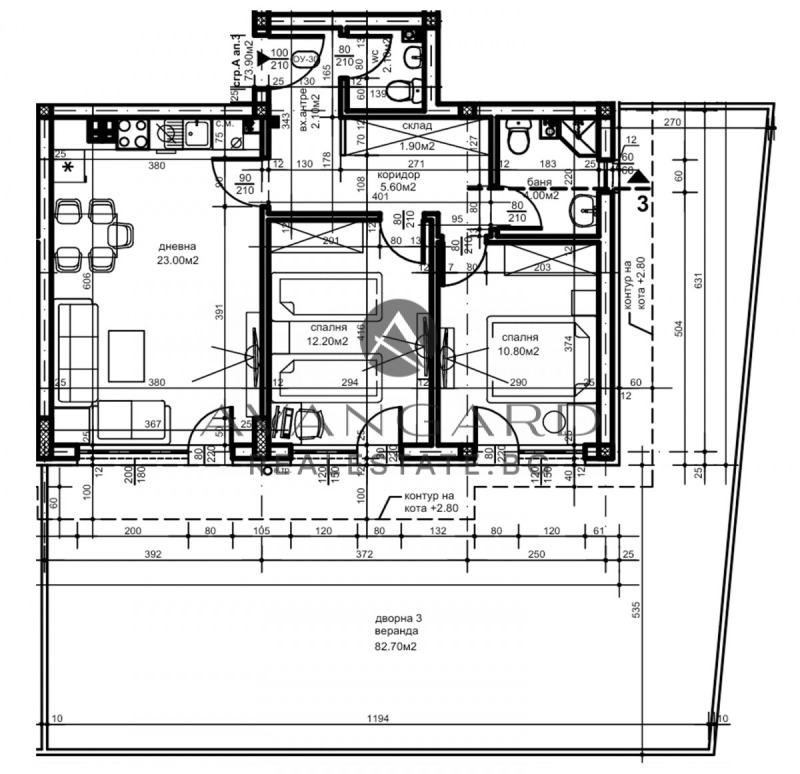 Продава  3-стаен град Пловдив , Беломорски , 167 кв.м | 26812744 - изображение [6]