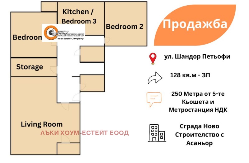 Na sprzedaż  2 sypialnie Sofia , Centar , 129 mkw | 84683740 - obraz [16]