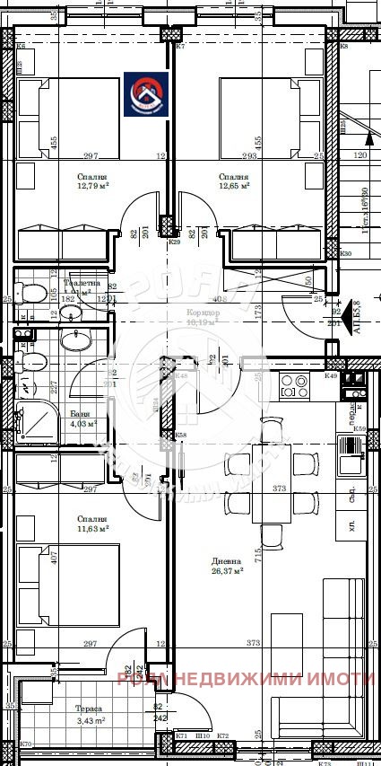 Til salg  3 soveværelser region Plovdiv , Stambolijski , 110 kvm | 12246129 - billede [5]