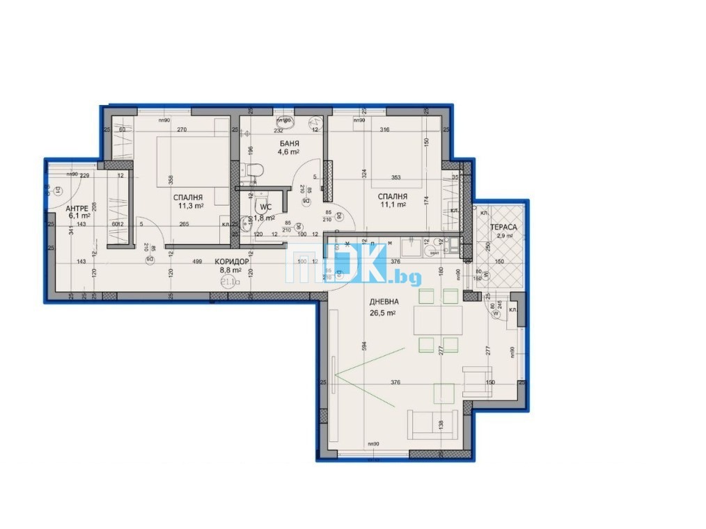 Продава 3-СТАЕН, гр. Пловдив, Христо Смирненски, снимка 7 - Апартаменти - 53608529