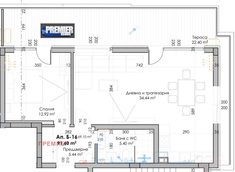 Na prodej  1 ložnice Plovdiv , Otdich i kultura , 108 m2 | 61803225 - obraz [4]