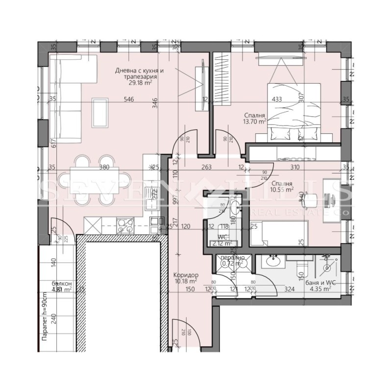 Zu verkaufen  2 Schlafzimmer Plowdiw , Hristo Smirnenski , 108 qm | 66095730 - Bild [2]