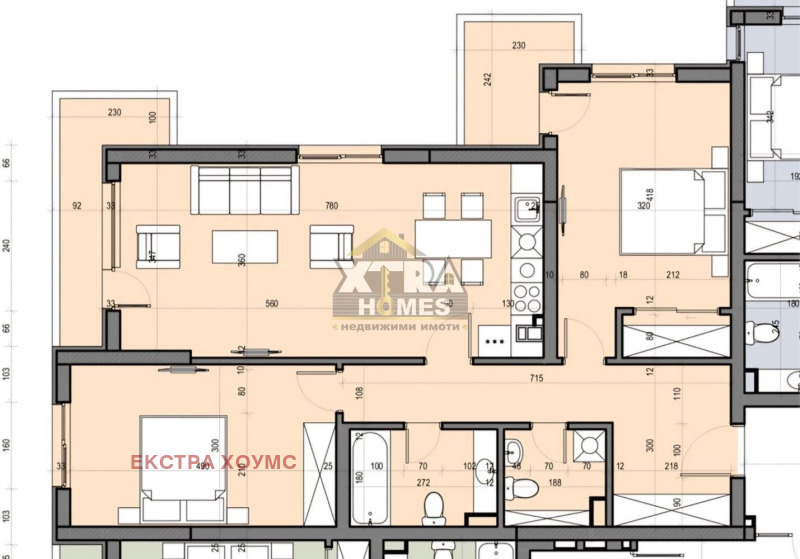 In vendita  2 camere da letto Sofia , Malinova dolina , 125 mq | 49134949