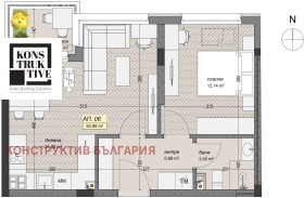 1 bedroom Levski V, Sofia 2