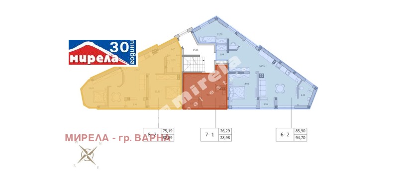 Продается  2 спальни Варна , м-т Акчелар , 94 кв.м | 56308196 - изображение [8]