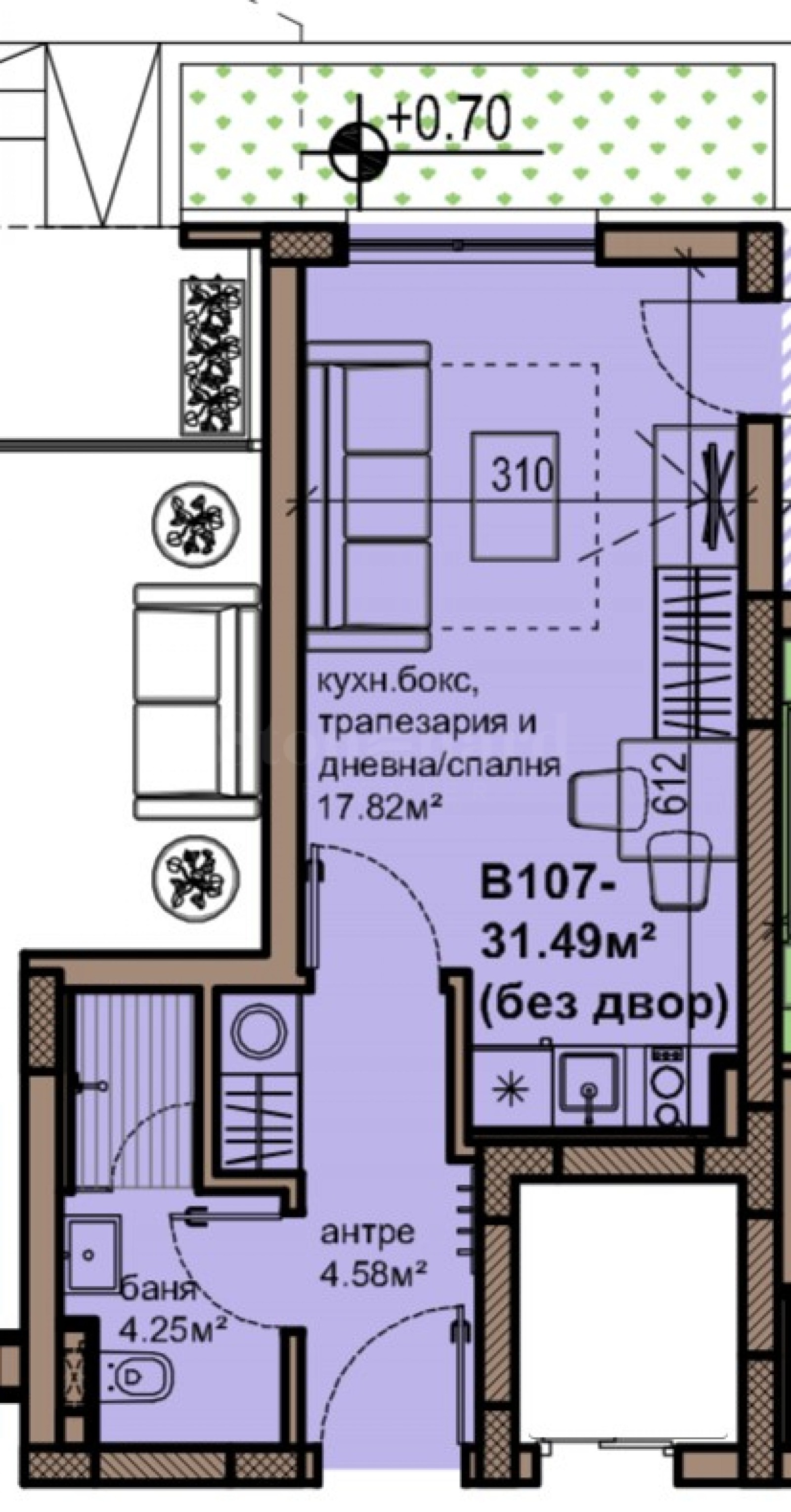 Продава 1-СТАЕН, с. Равда, област Бургас, снимка 2 - Апартаменти - 53644001