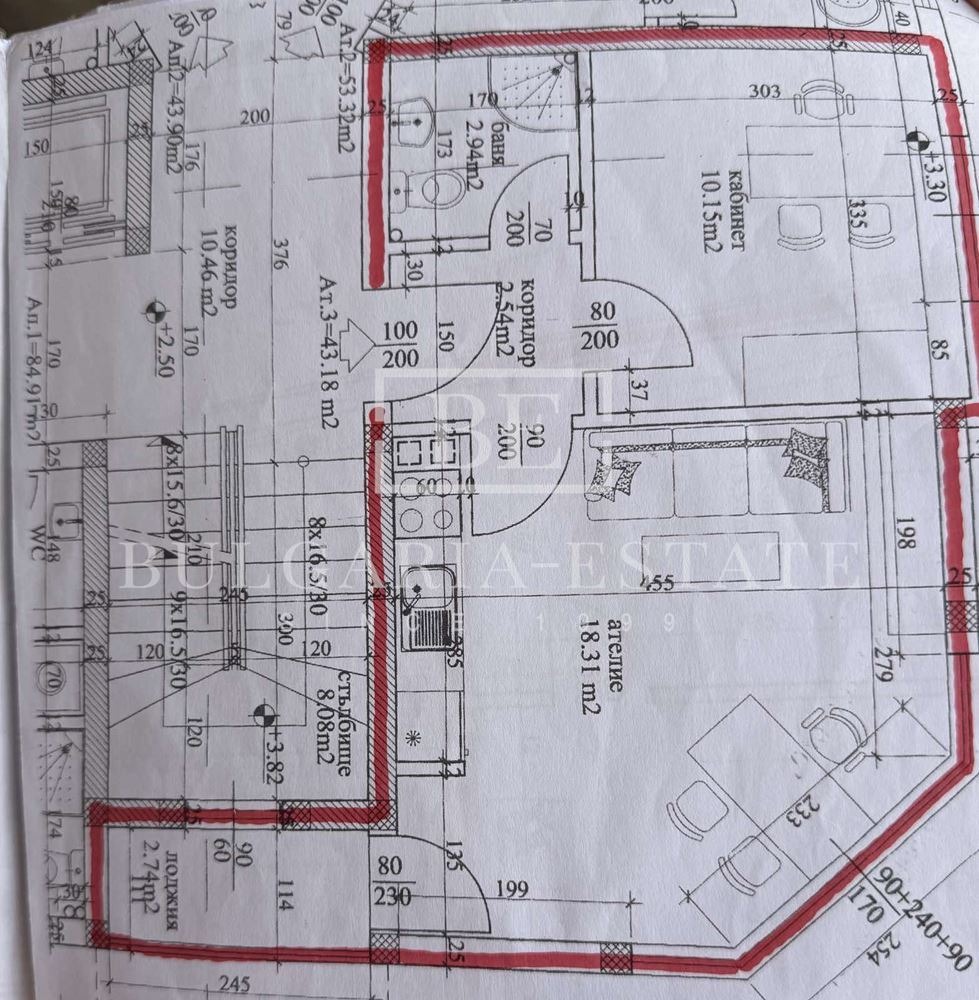 Продава 1-СТАЕН, гр. Варна, Гранд Мол