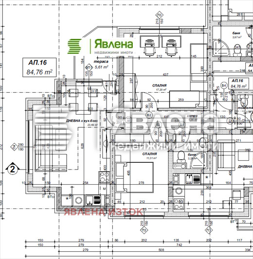 Продава 3-СТАЕН, гр. София, Овча купел 2, снимка 2 - Aпартаменти - 47985112