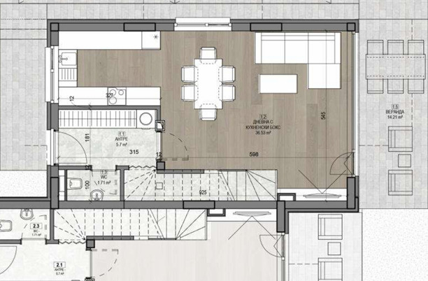 Продава КЪЩА, гр. Бургас, Крайморие, снимка 3 - Къщи - 52882258